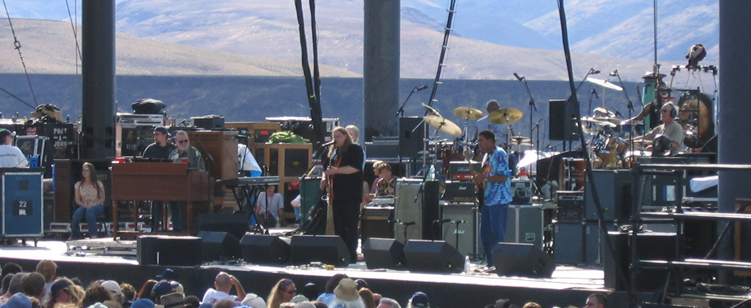 The band at the Gorge, 7-3-04